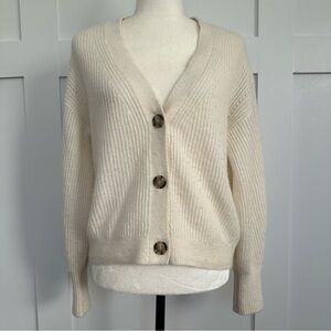 Quince Alpaca Wool Cardigan Sweater